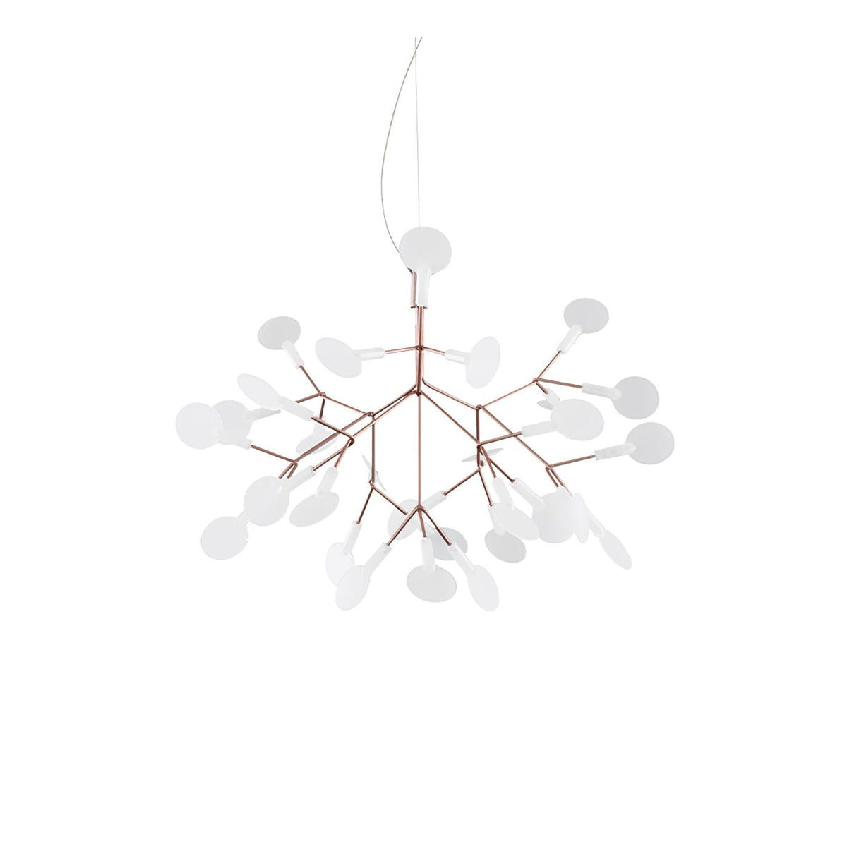 Auroreon Kroonluchter roségoud Firefly LED Tak