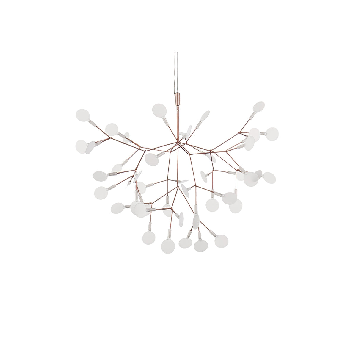 Auroreon Kroonluchter roségoud Firefly LED Tak