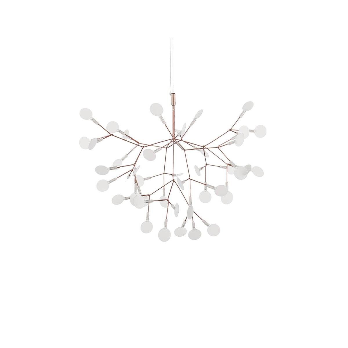 Auroreon Kroonluchter roségoud Firefly LED Tak