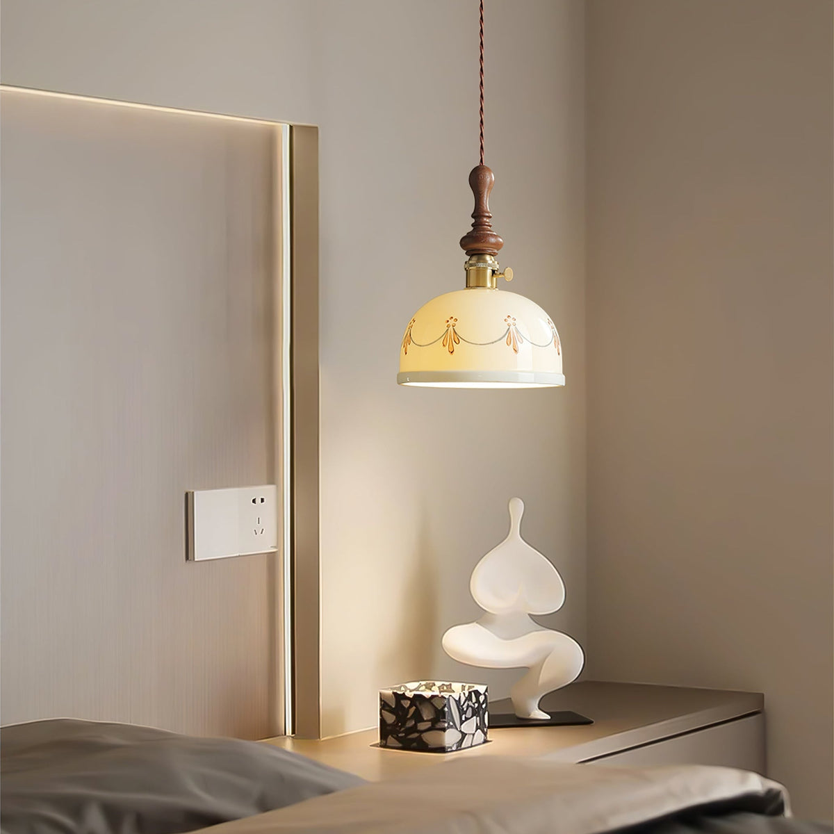 Ceraeyre Vintage Keramische hanglamp