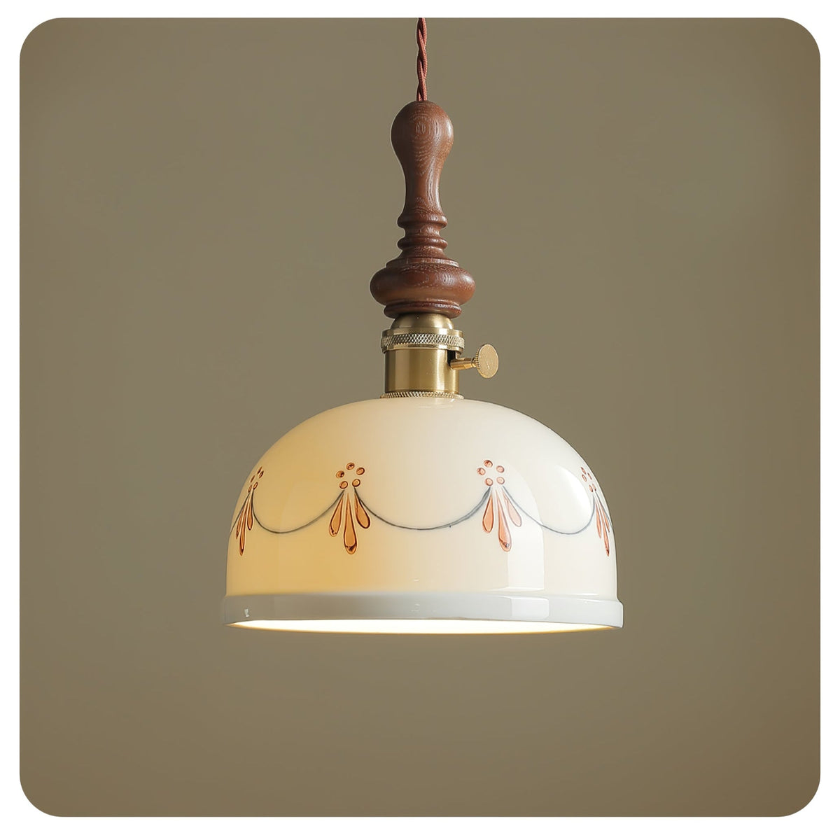 Ceraeyre Vintage Keramische hanglamp