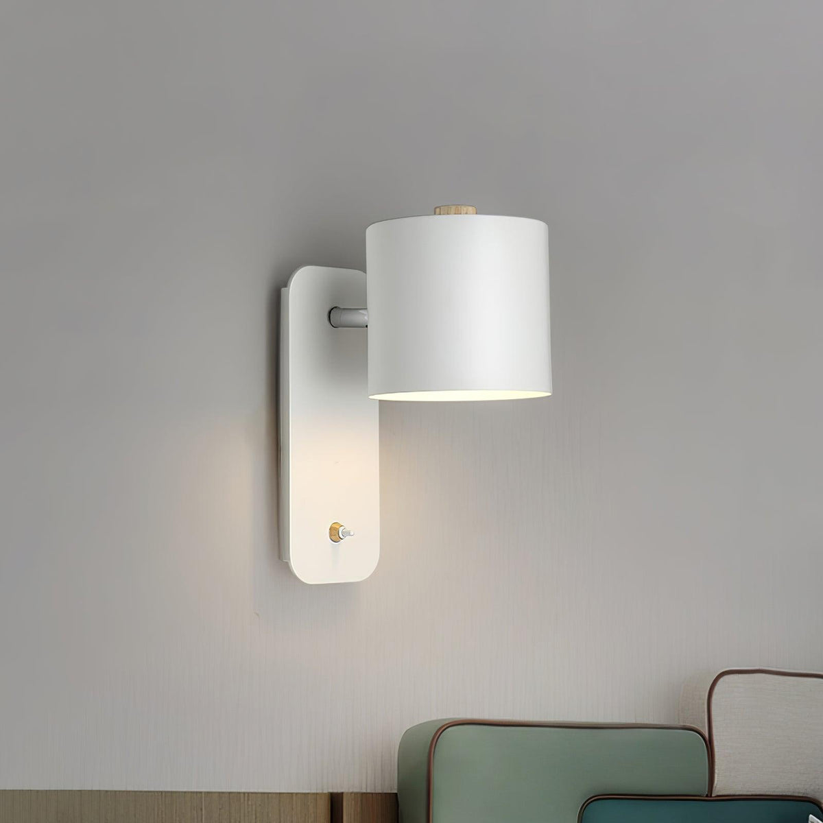 Lumuiella wandlamp met Draaibare Cilinder