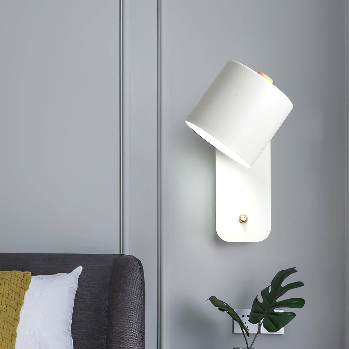 Lumuiella wandlamp met Draaibare Cilinder