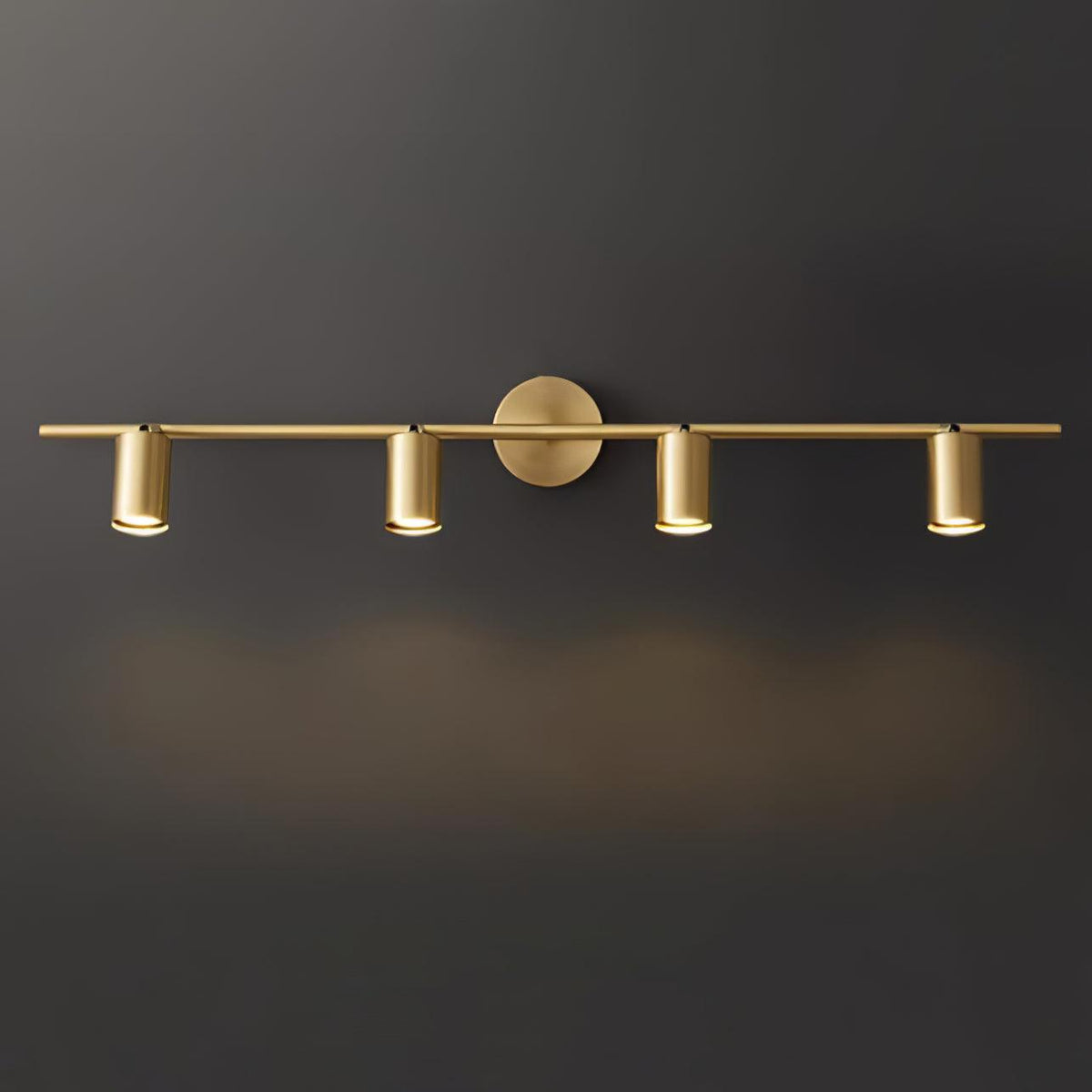 Grover draaibare messing wandlamp
