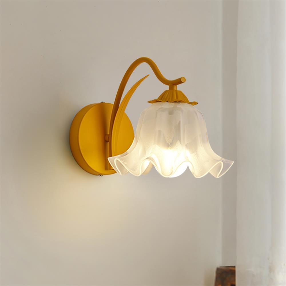 Lily wandlamp Botanical Whimsy groen steel
