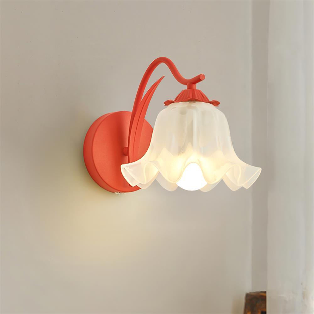 Lily wandlamp Botanical Whimsy groen steel
