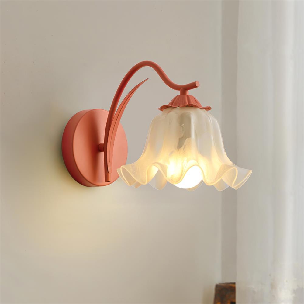 Lily wandlamp Botanical Whimsy groen steel