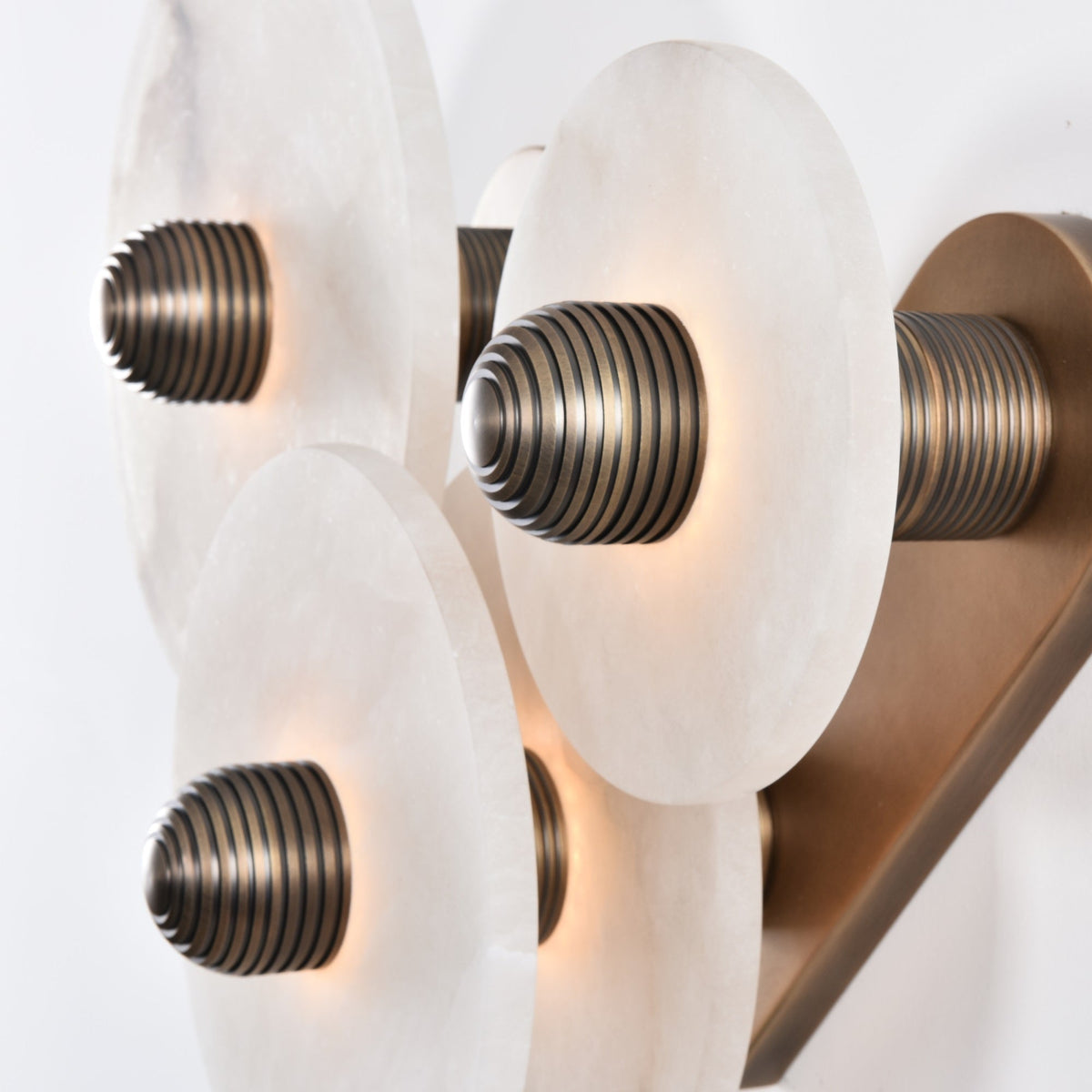 Albireria Minimalistische plafondlamp van albast