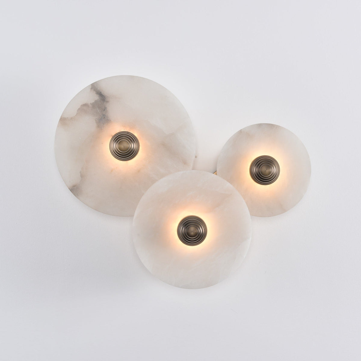 Albireria Minimalistische plafondlamp van albast