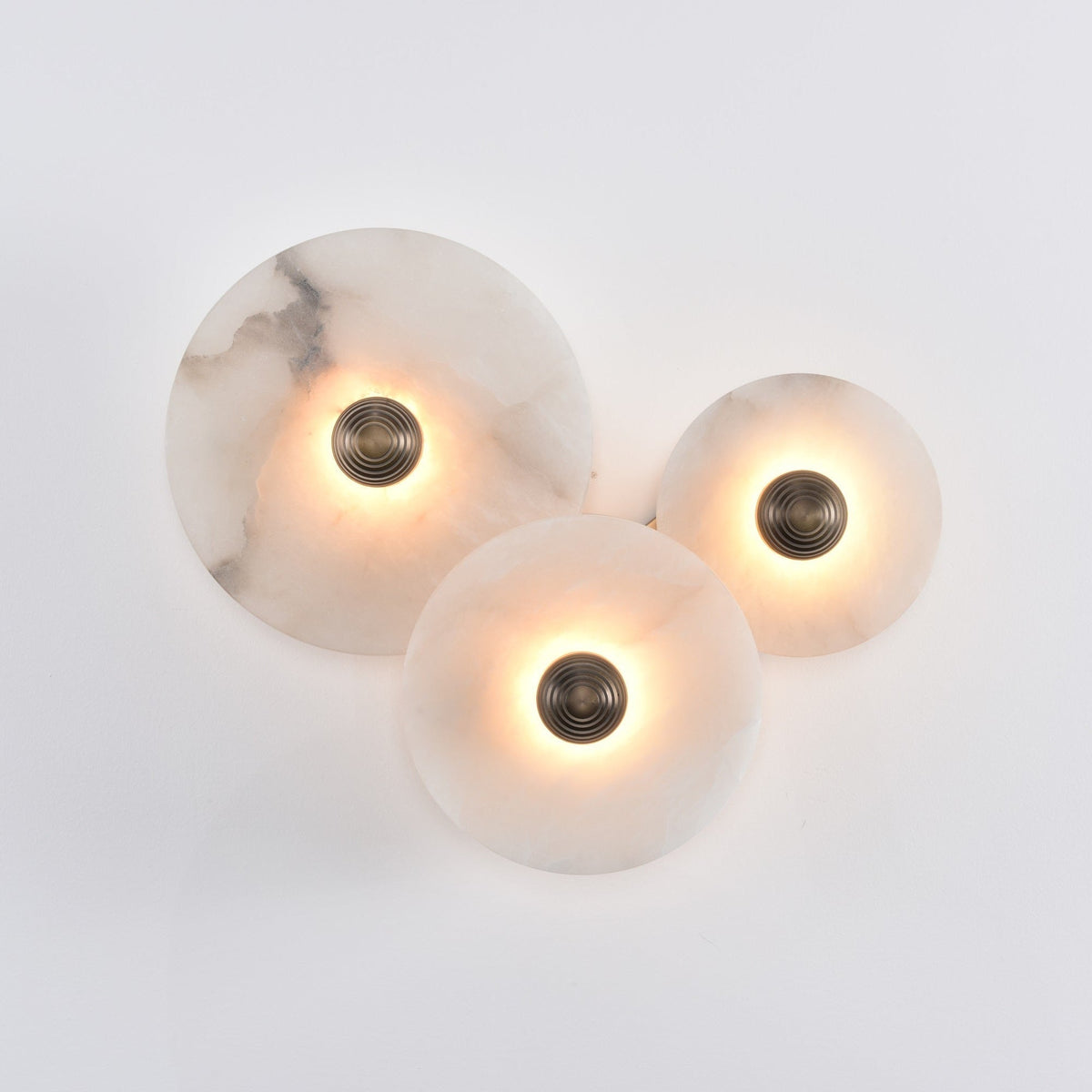 Albireria Minimalistische plafondlamp van albast