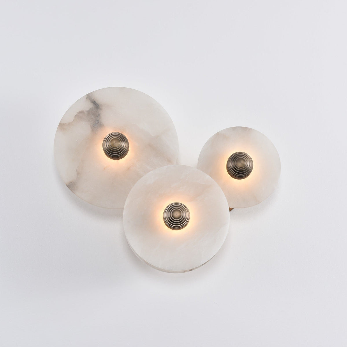 Albireria Minimalistische plafondlamp van albast