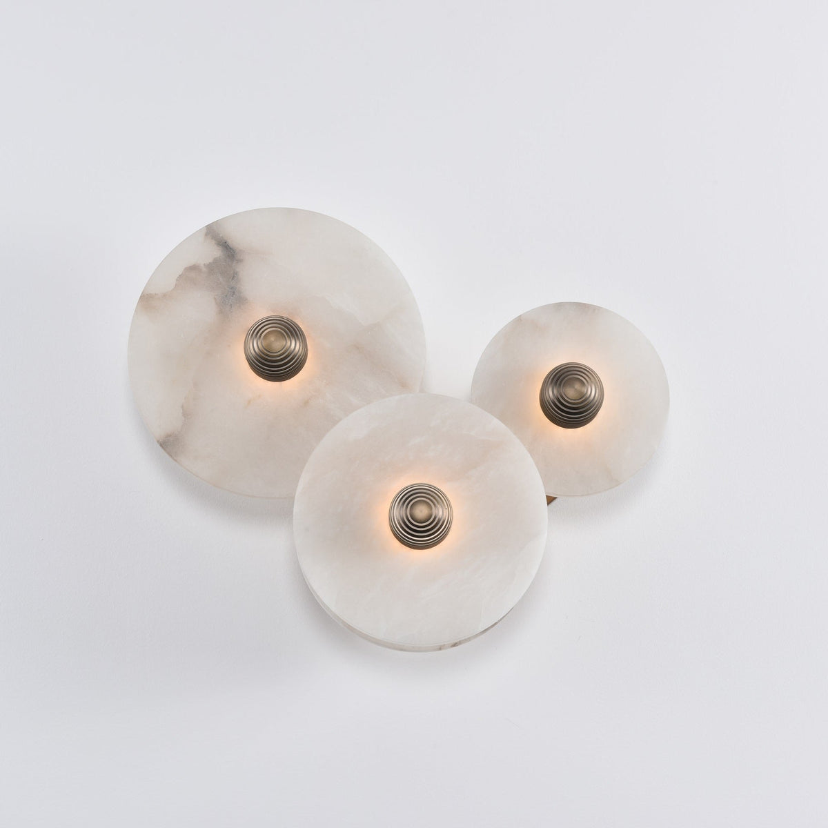 Albireria Minimalistische plafondlamp van albast