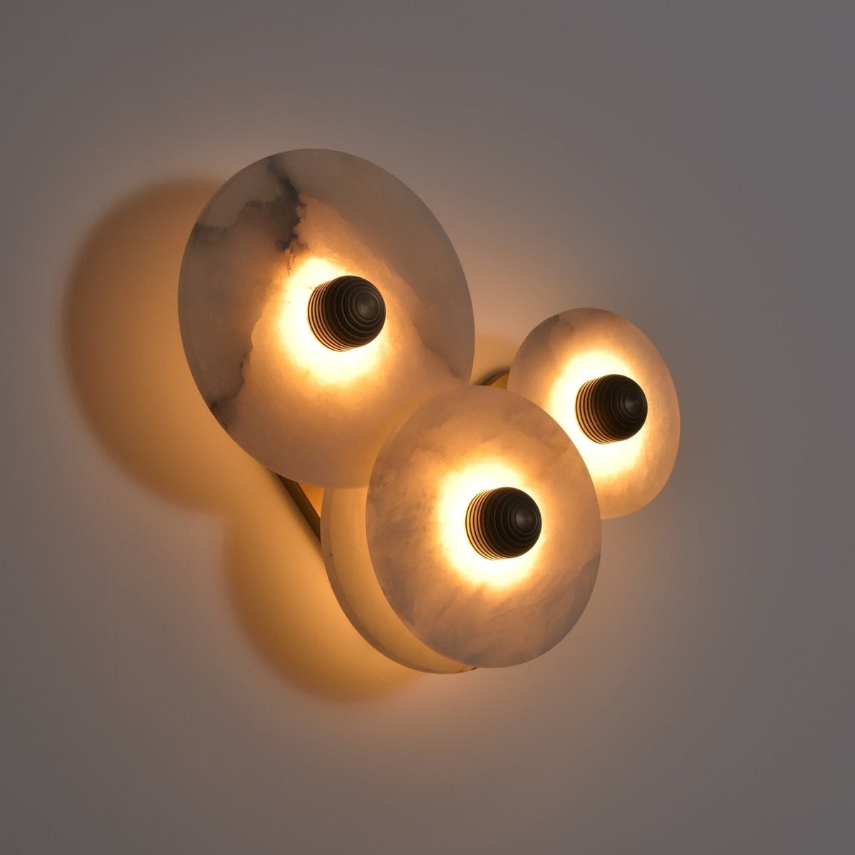 Albireria Minimalistische plafondlamp van albast