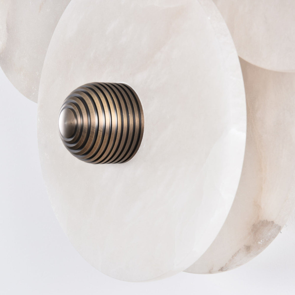 Albireria Minimalistische plafondlamp van albast