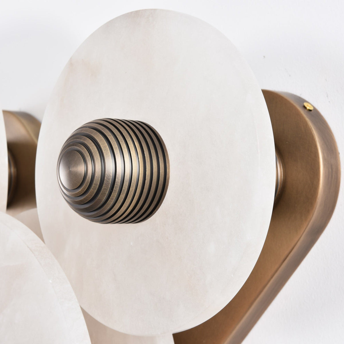 Albireria Minimalistische plafondlamp van albast