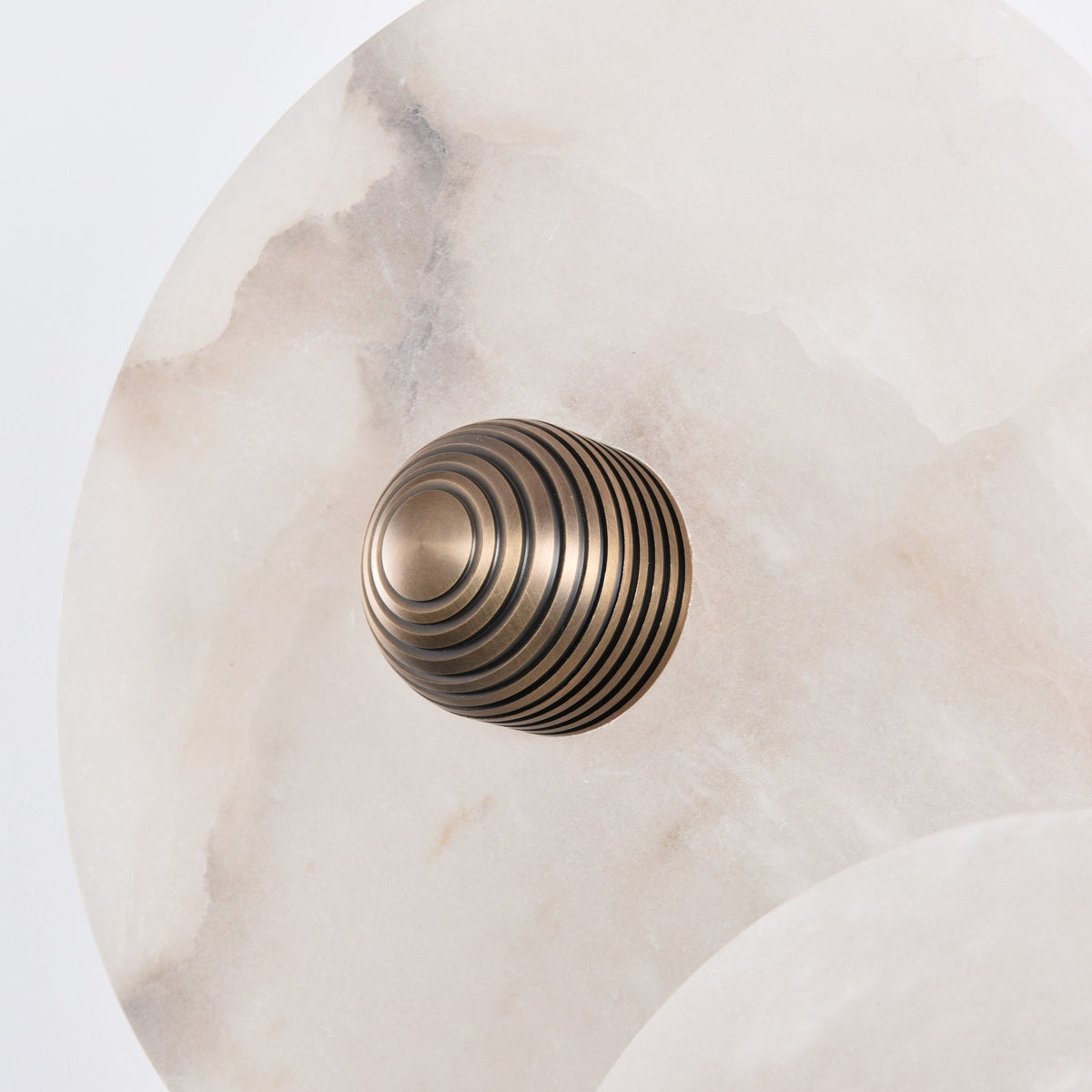Albireria Minimalistische plafondlamp van albast