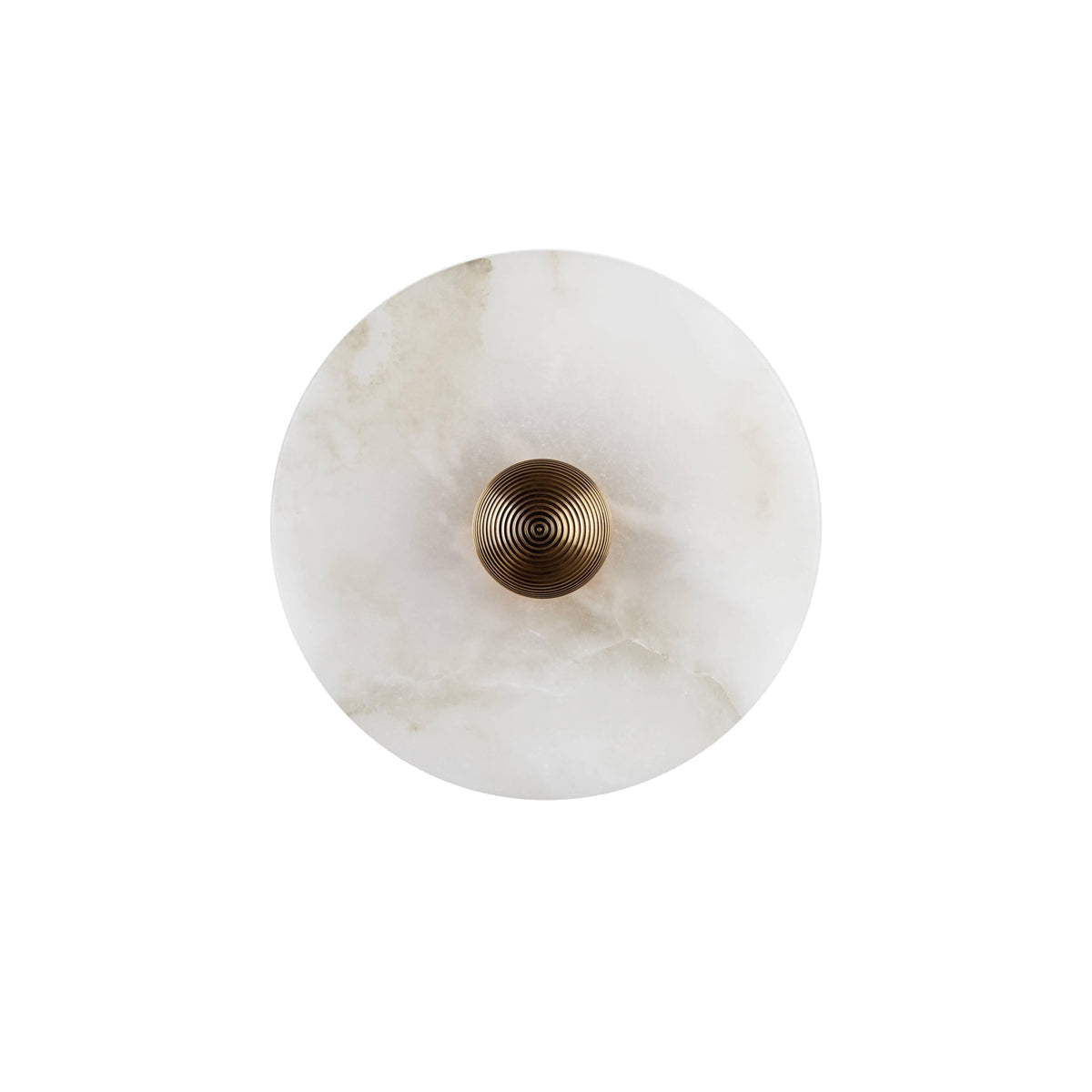 Apollo ronde albasten wandlamp