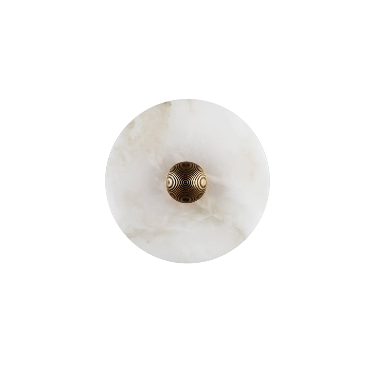 Apollo ronde albasten wandlamp