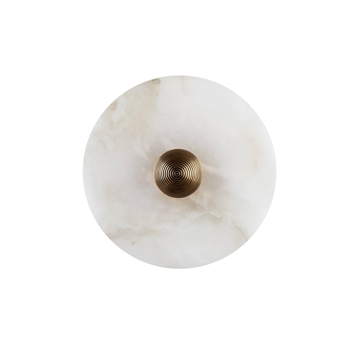 Apollo ronde albasten wandlamp