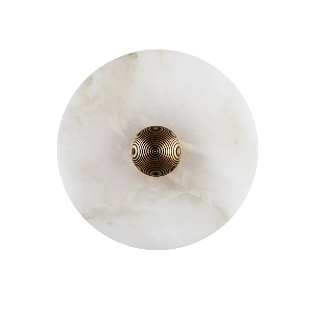 Apollo ronde albasten wandlamp
