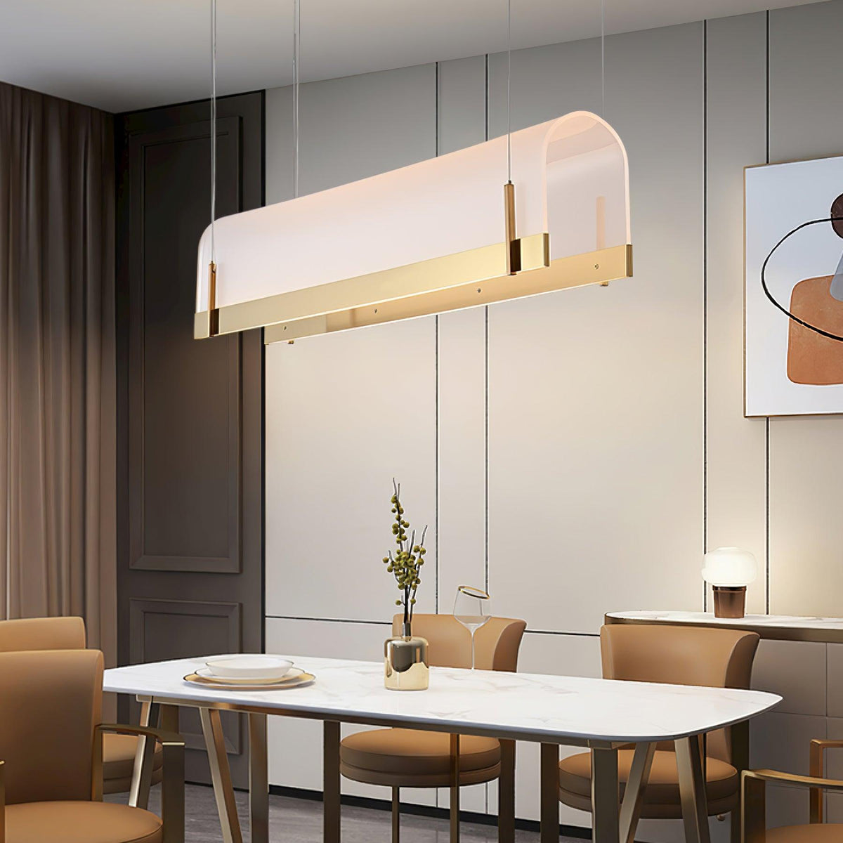 Cevinen Linear Goud hanglamp