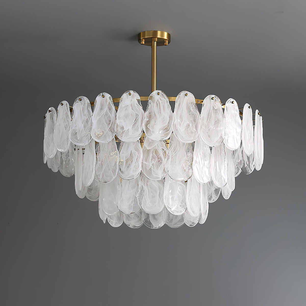 Dren Postmodern Luxe Ronde Wolk glas Kroonluchter