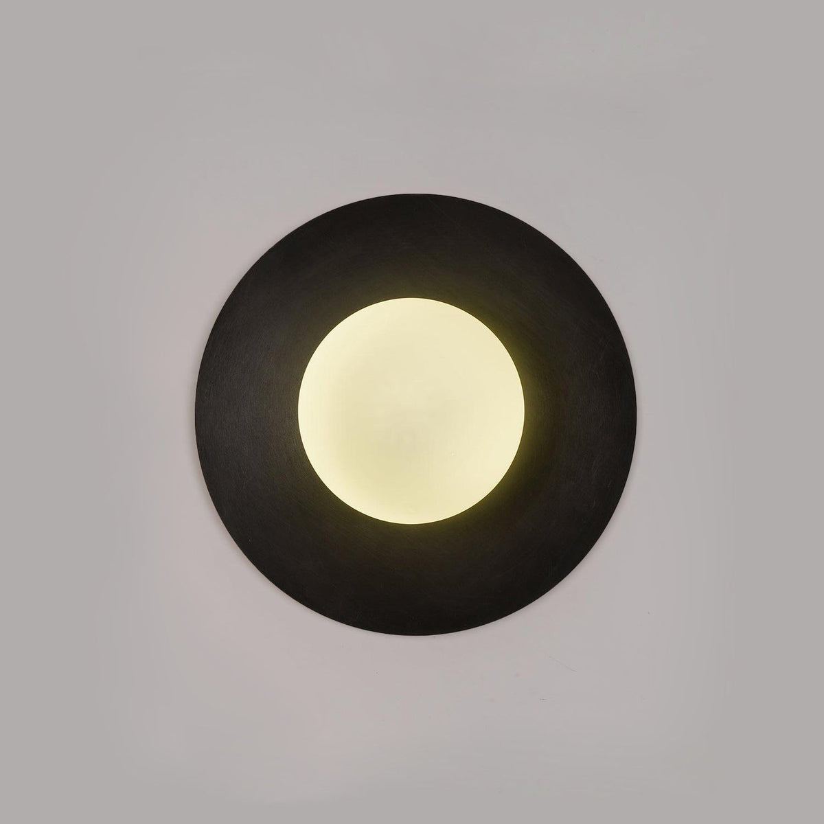 Elem modern Minimalistisch Rond Kunstzinnig Messing Glas Wandlamp