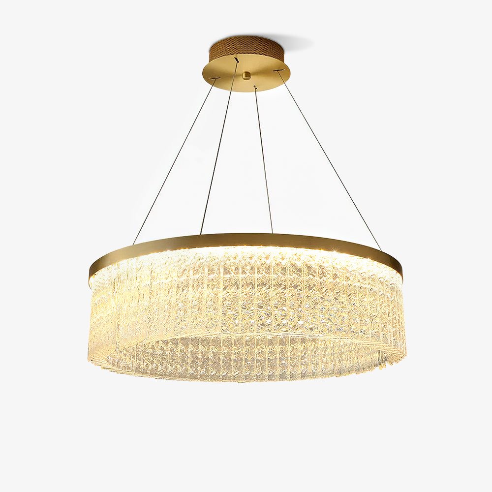 Seluira kroonluchter ronde halo kristal