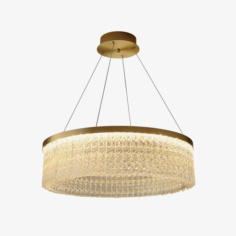 Seluira kroonluchter ronde halo kristal