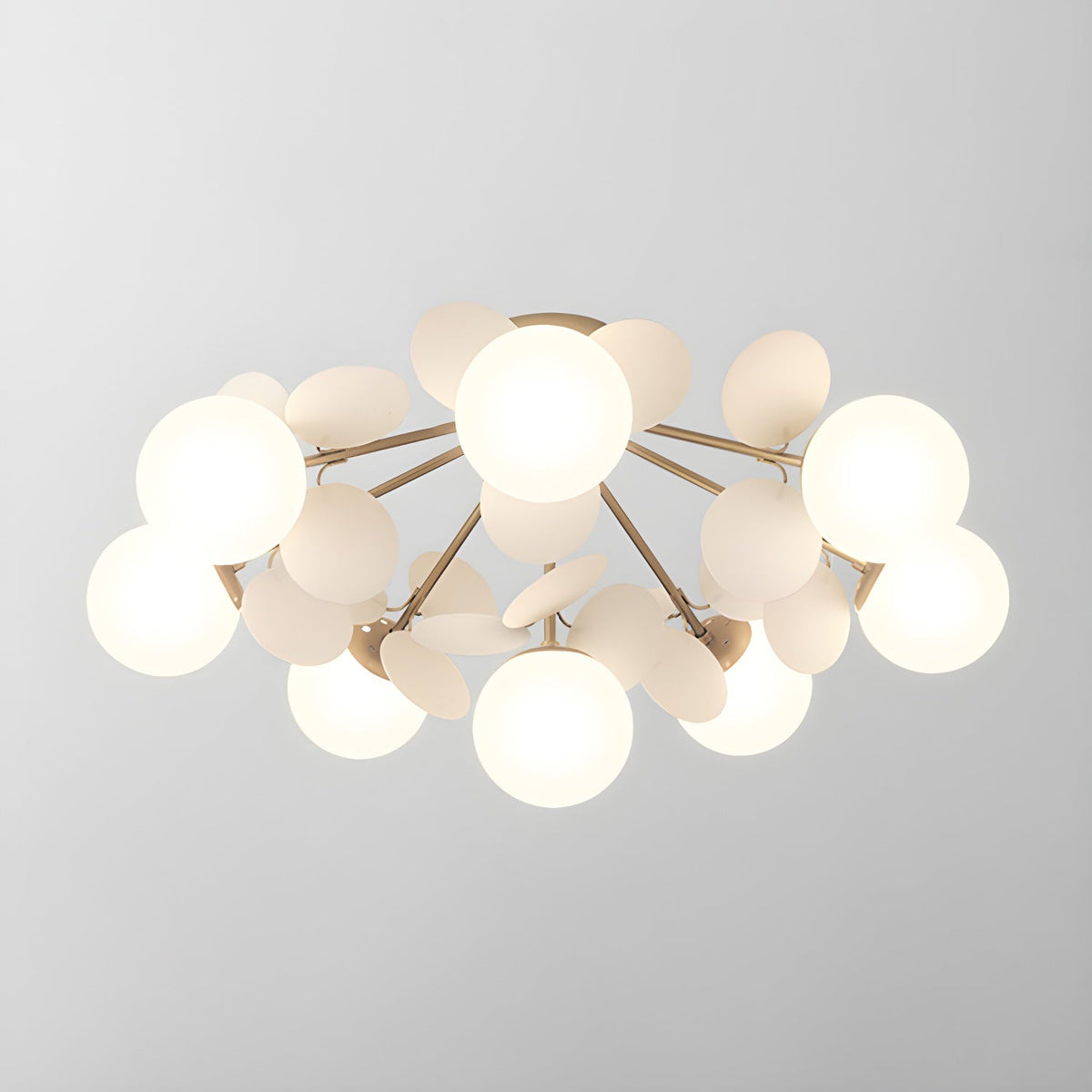 Renanina plafondlamp Ronde Macaron met pastelkleuren