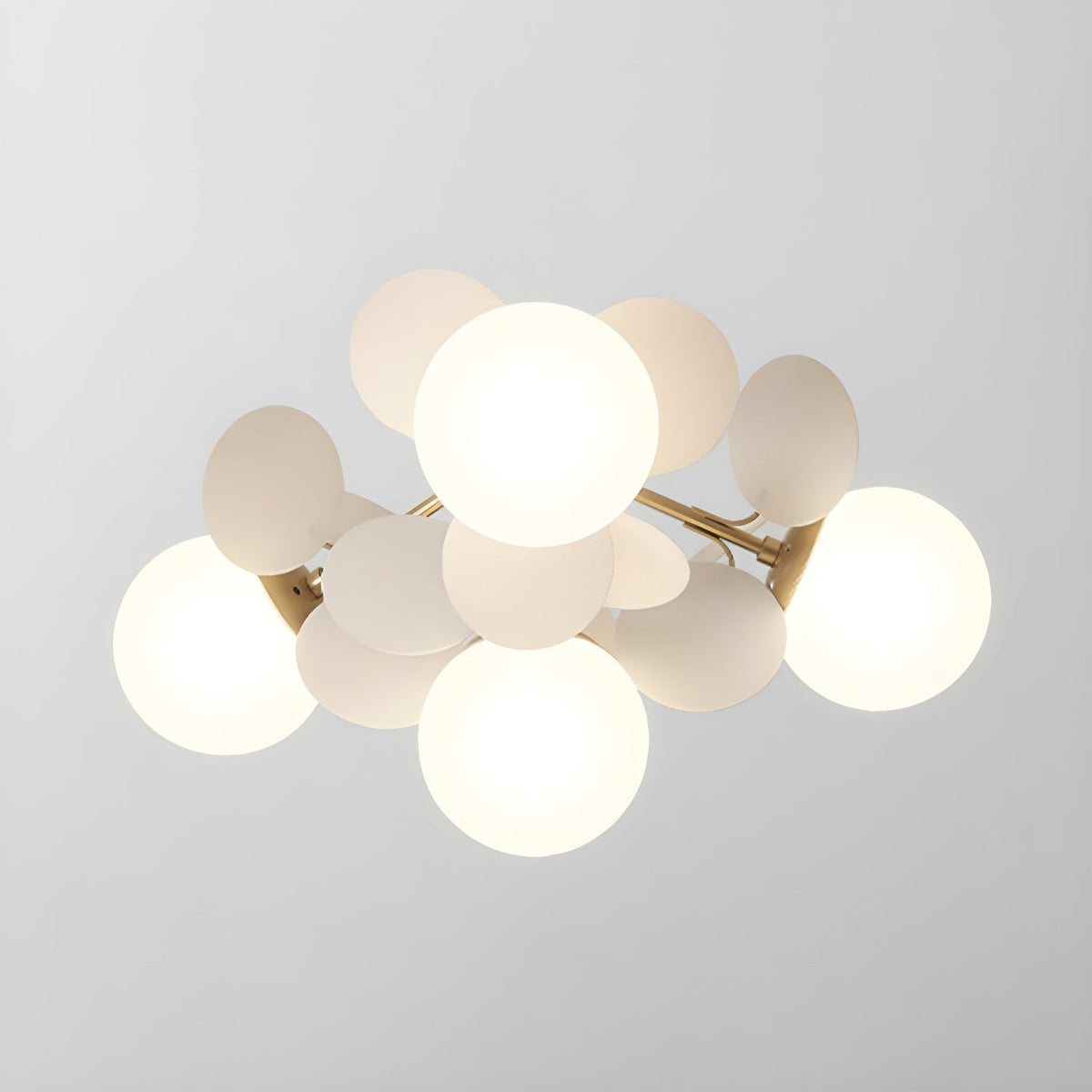 Renanina plafondlamp Ronde Macaron met pastelkleuren