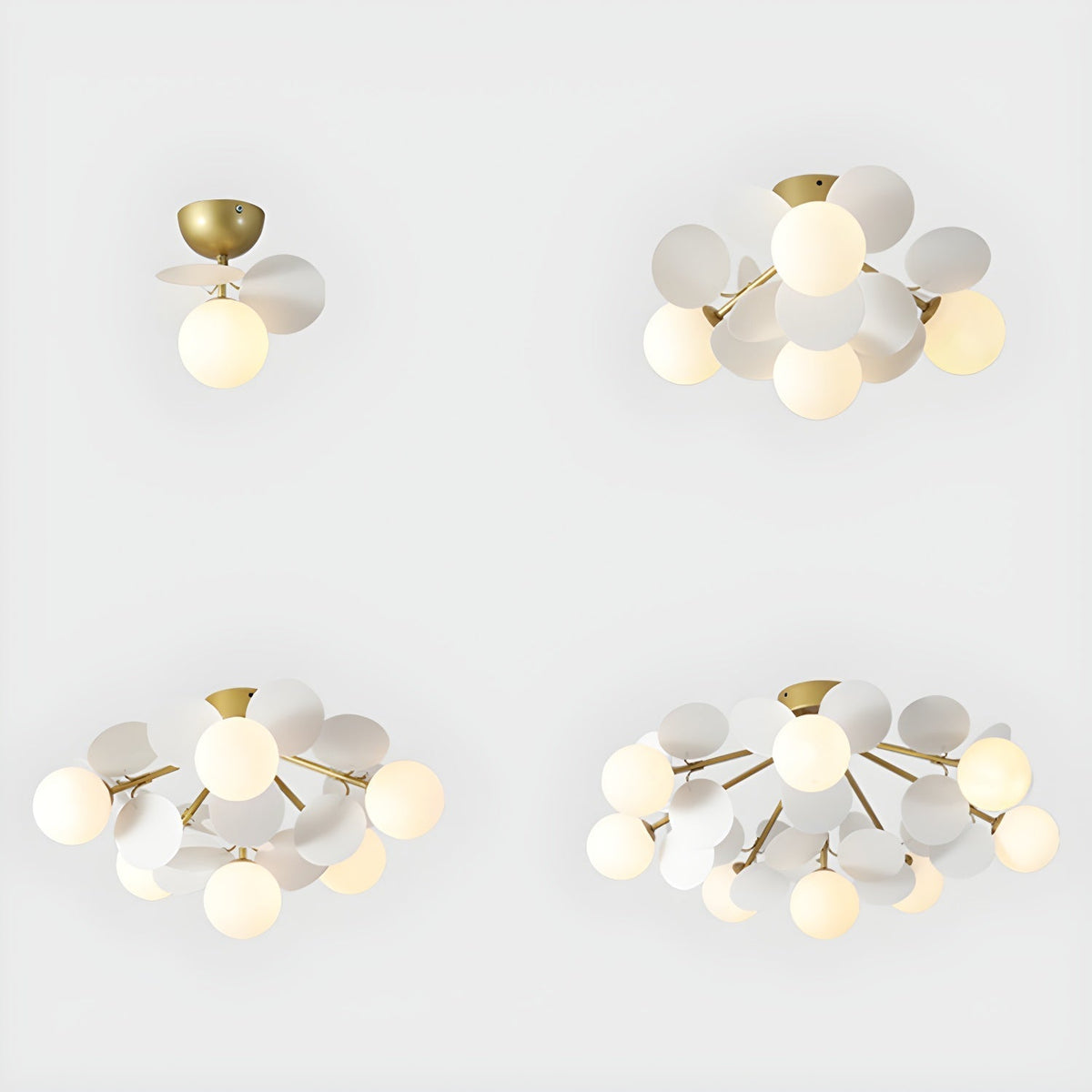 Renanina plafondlamp Ronde Macaron met pastelkleuren