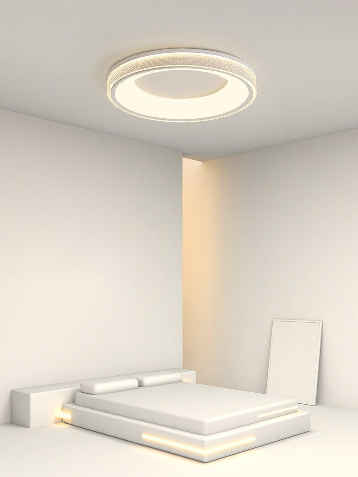 Liroxen plafondlamp ronde vorm ingezonken midden minimalistisch warm