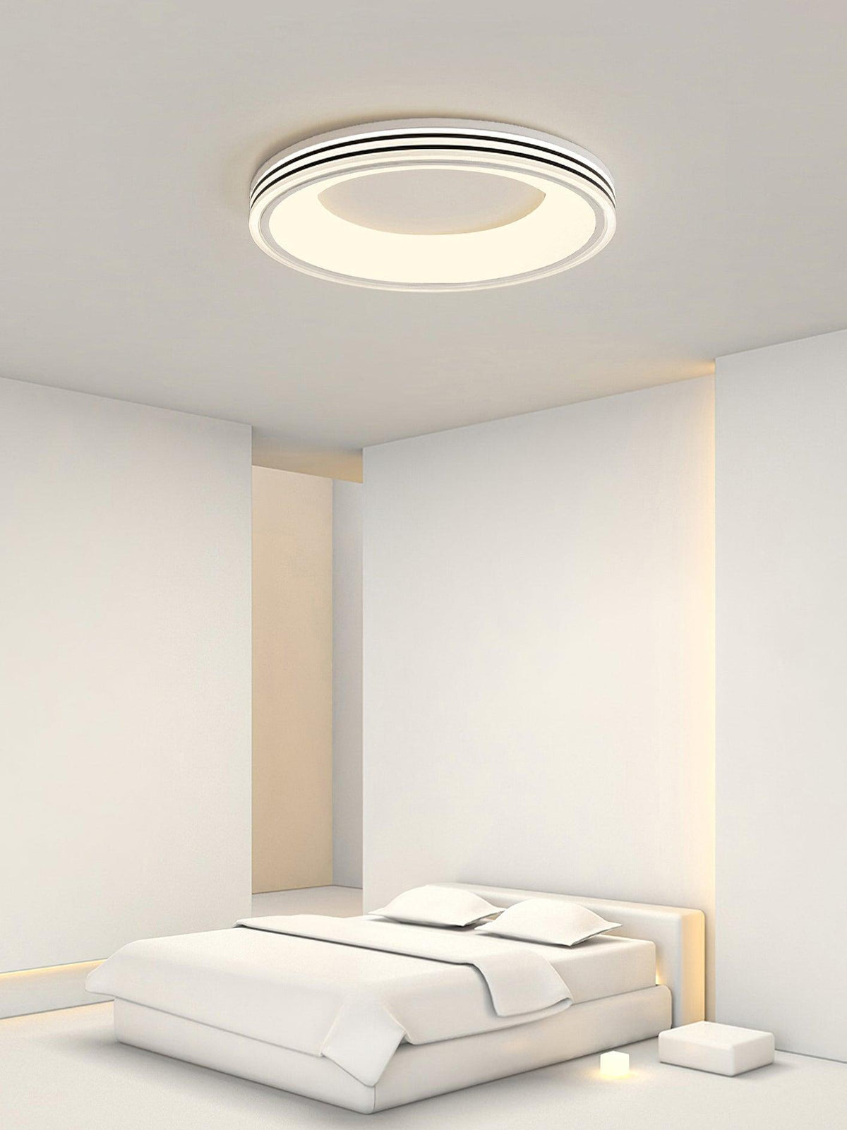 Liroxen plafondlamp ronde vorm ingezonken midden minimalistisch warm