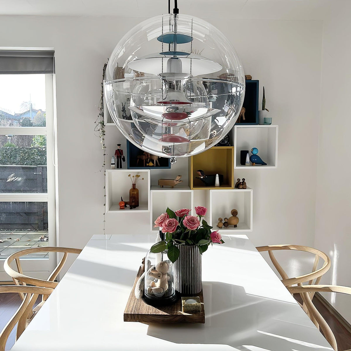 Gyan Futuristische hanglamp van aluminium