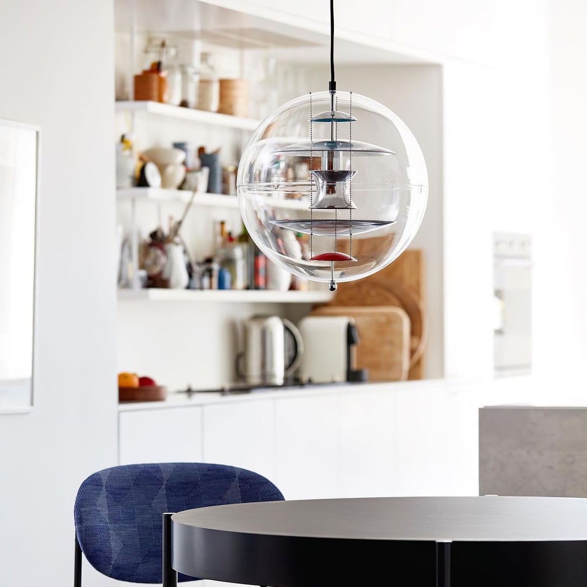 Gyan Futuristische hanglamp van aluminium