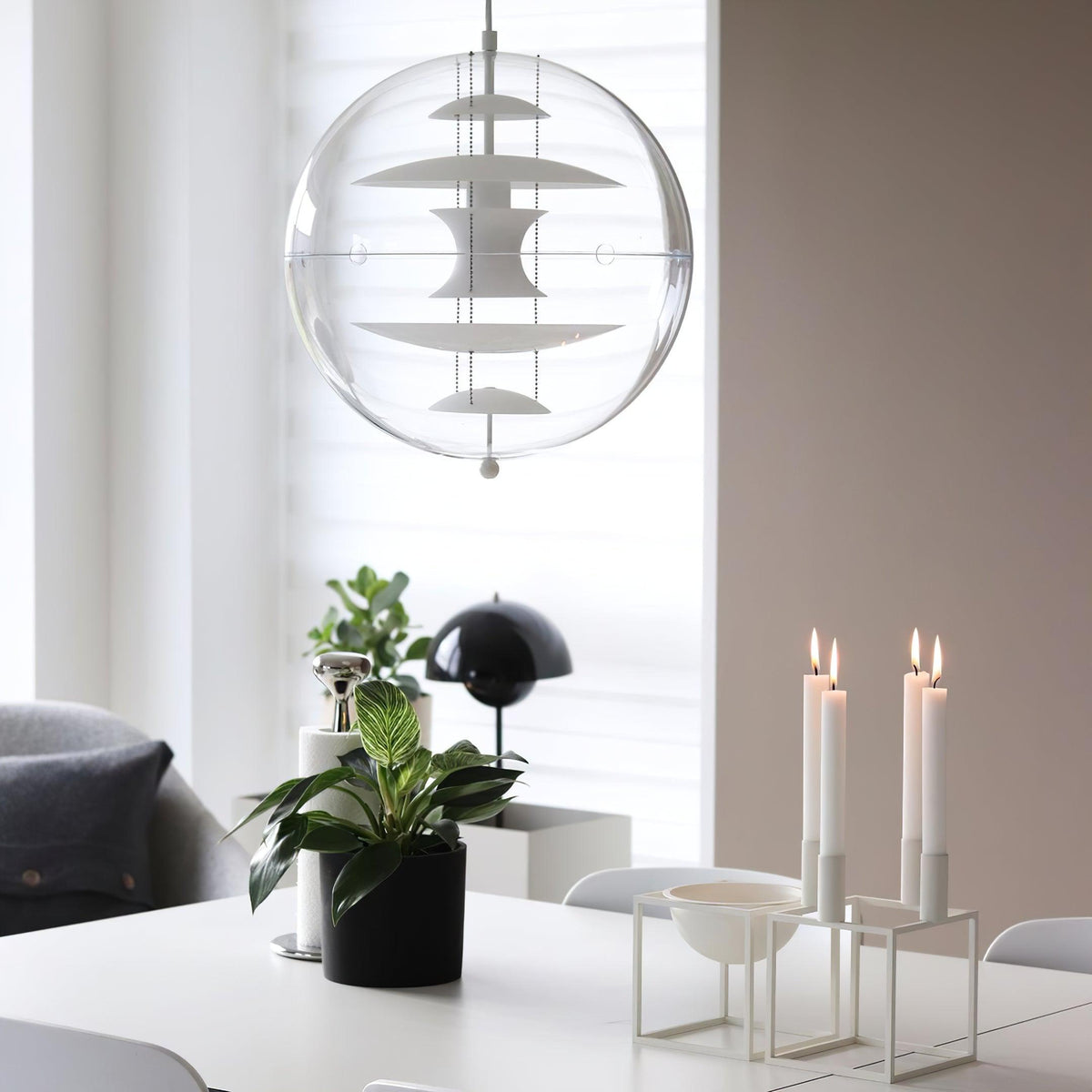 Gyan Futuristische hanglamp van aluminium