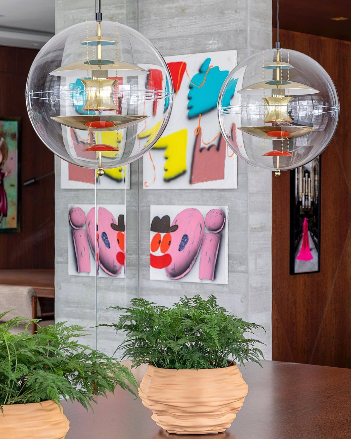 Gyan Futuristische hanglamp van aluminium