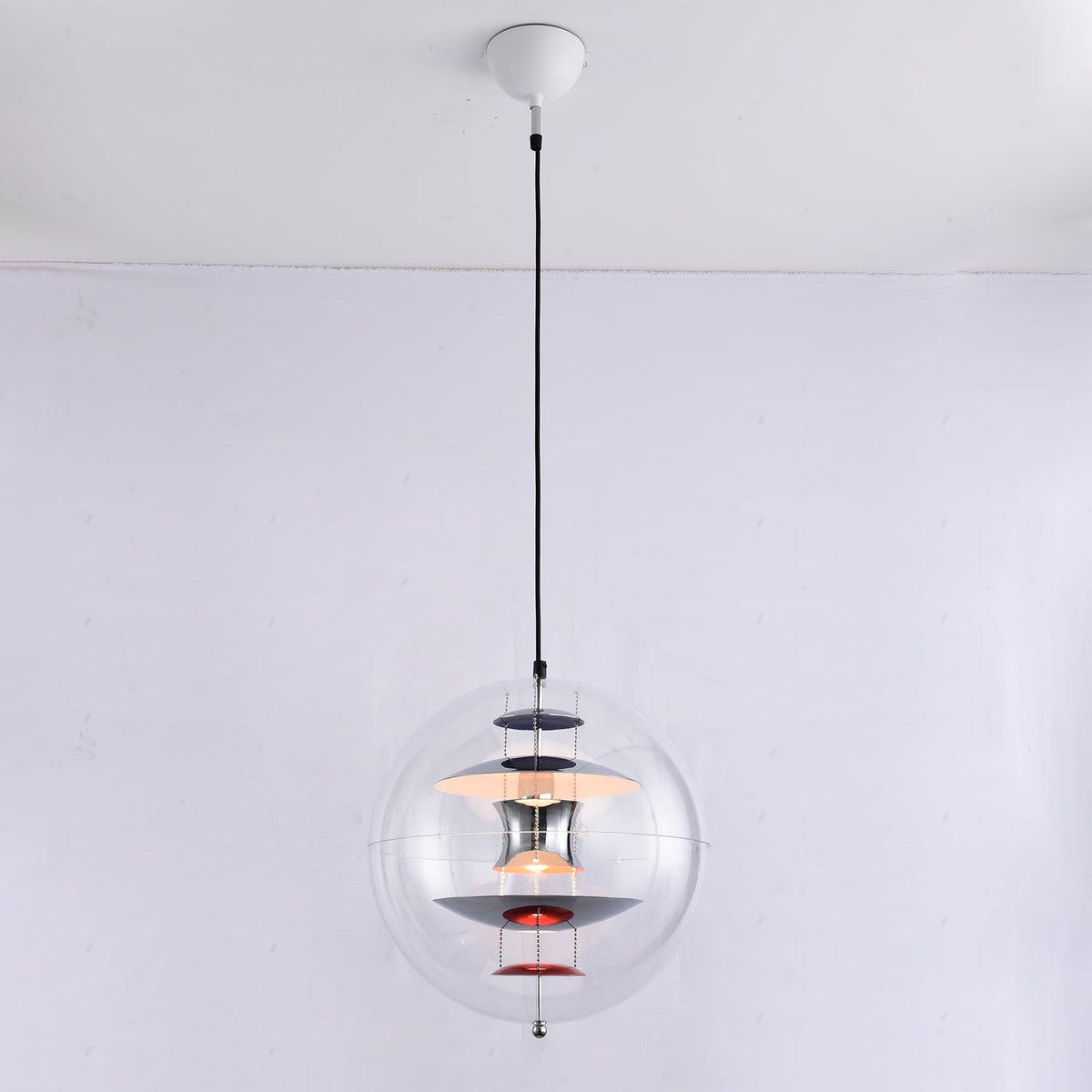 Gyan Futuristische hanglamp van aluminium