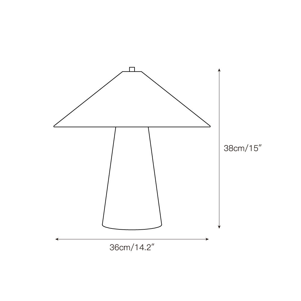 Satin tafellamp