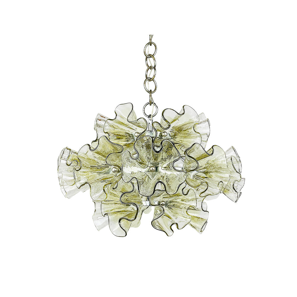 Celaira Petal glas Kroonluchter met bloemblaadjes