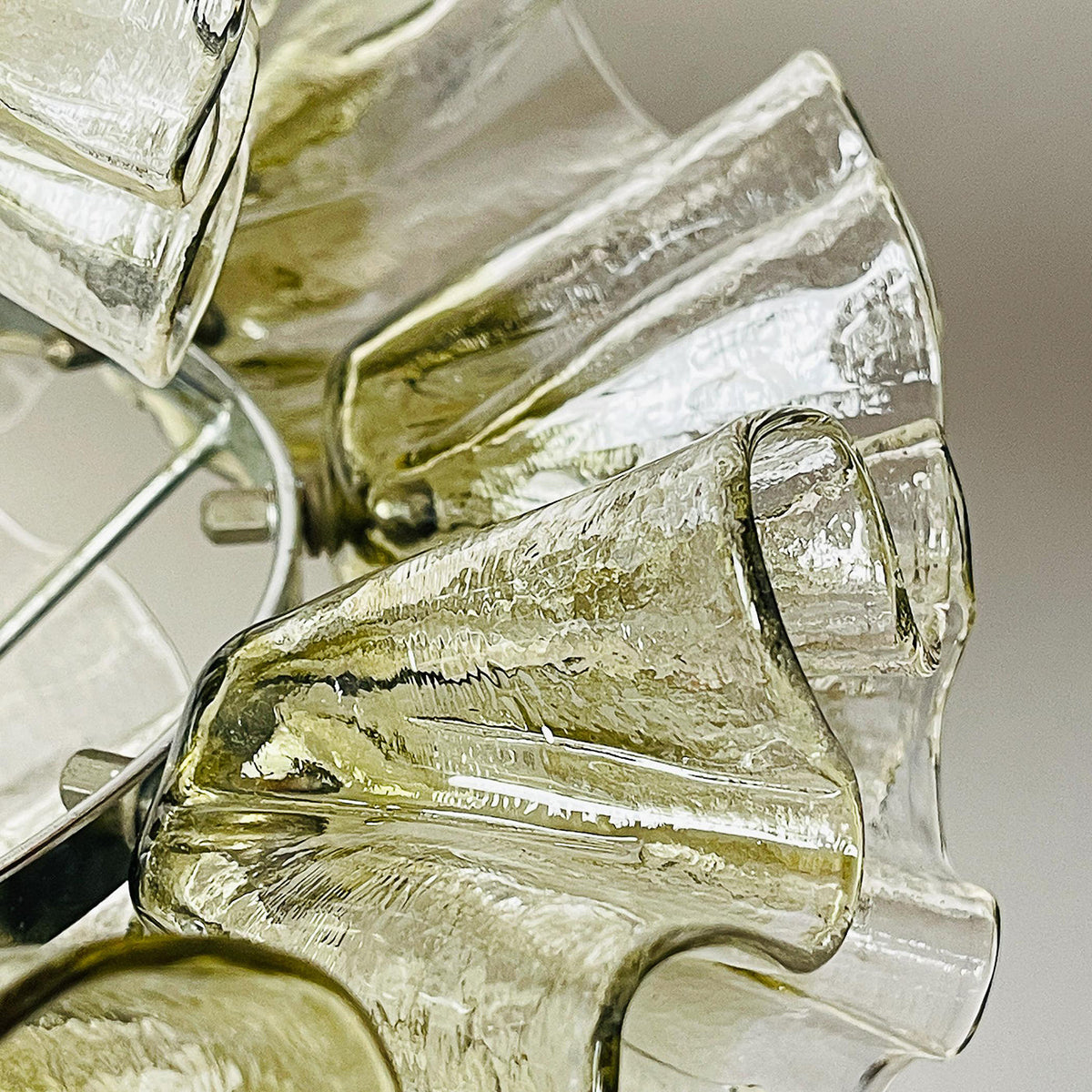 Celaira Petal glas Kroonluchter met bloemblaadjes