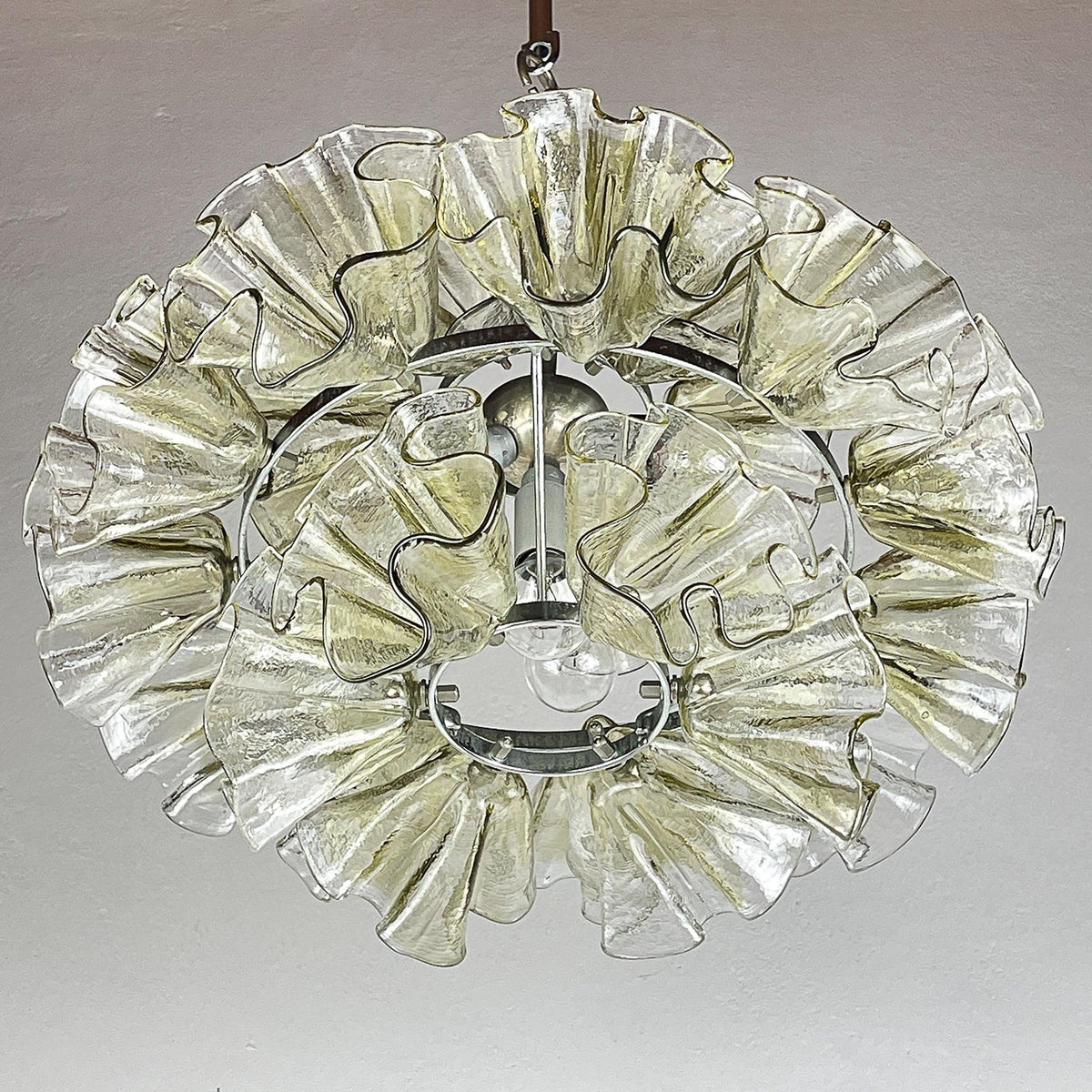 Celaira Petal glas Kroonluchter met bloemblaadjes