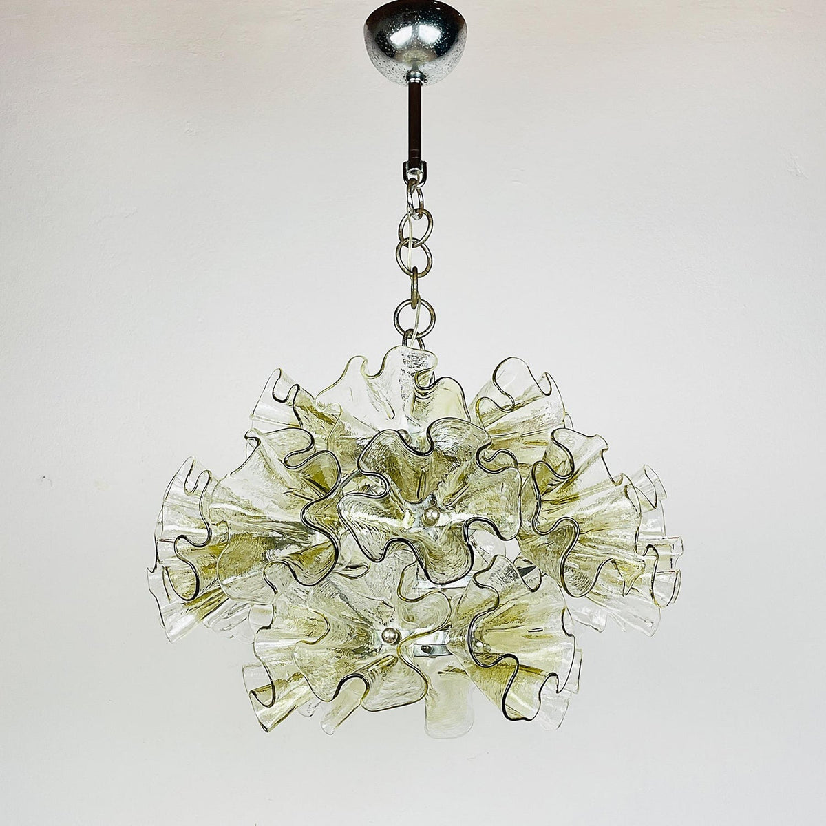 Celaira Petal glas Kroonluchter met bloemblaadjes