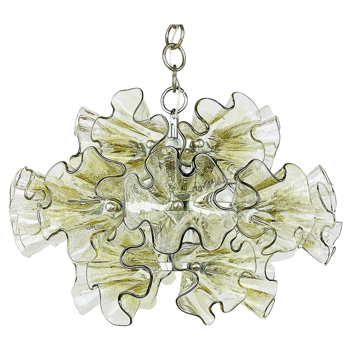 Celaira Petal glas Kroonluchter met bloemblaadjes