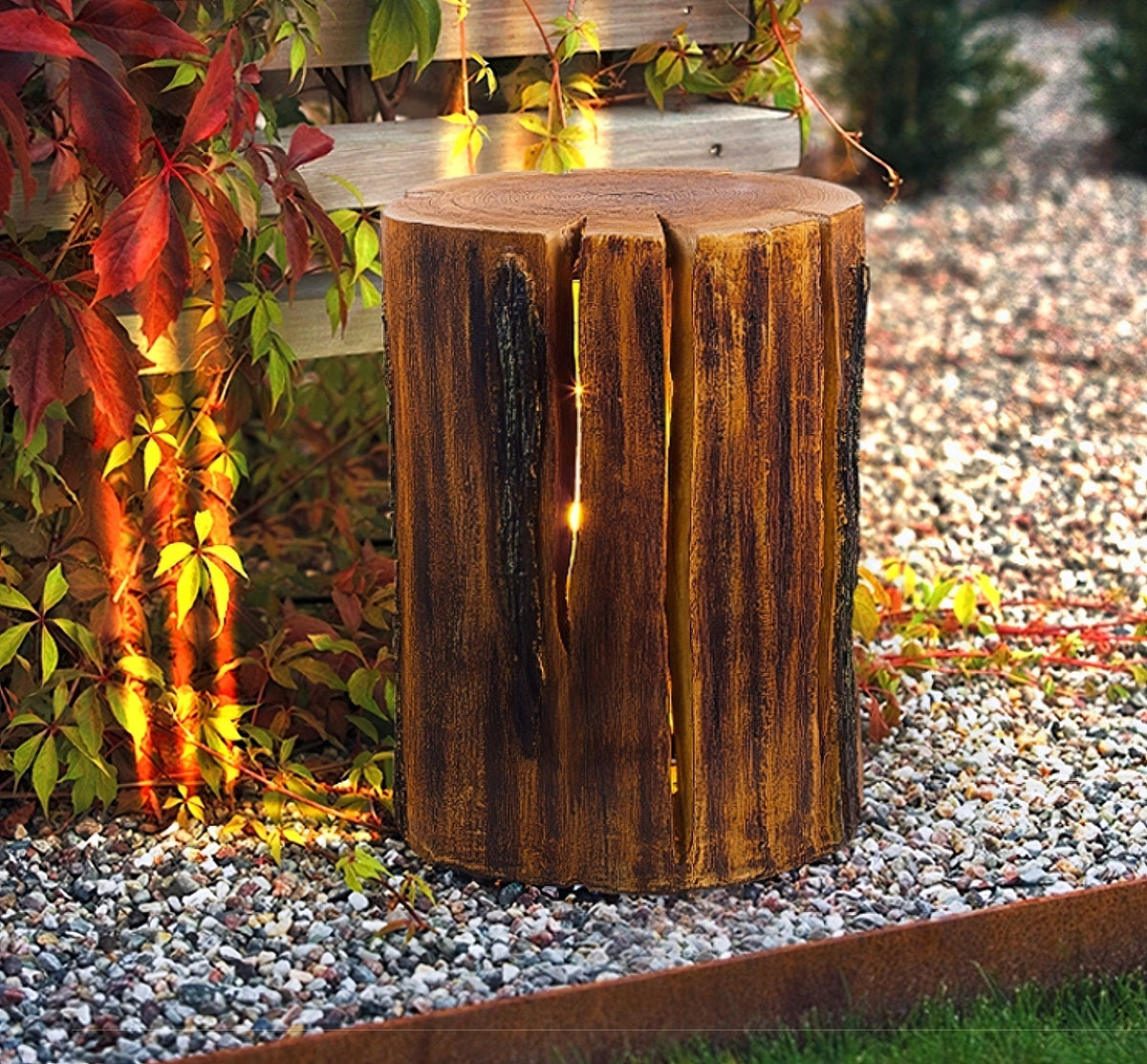 Lemn Log Outdoor LED Licht
