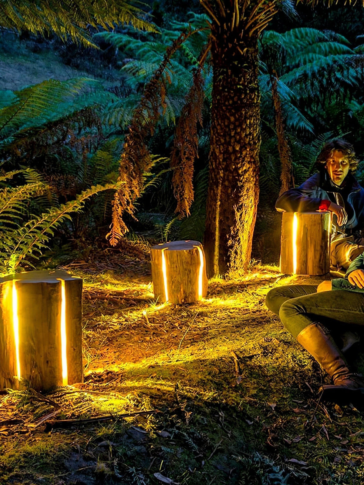 Lemn Log Outdoor LED Licht