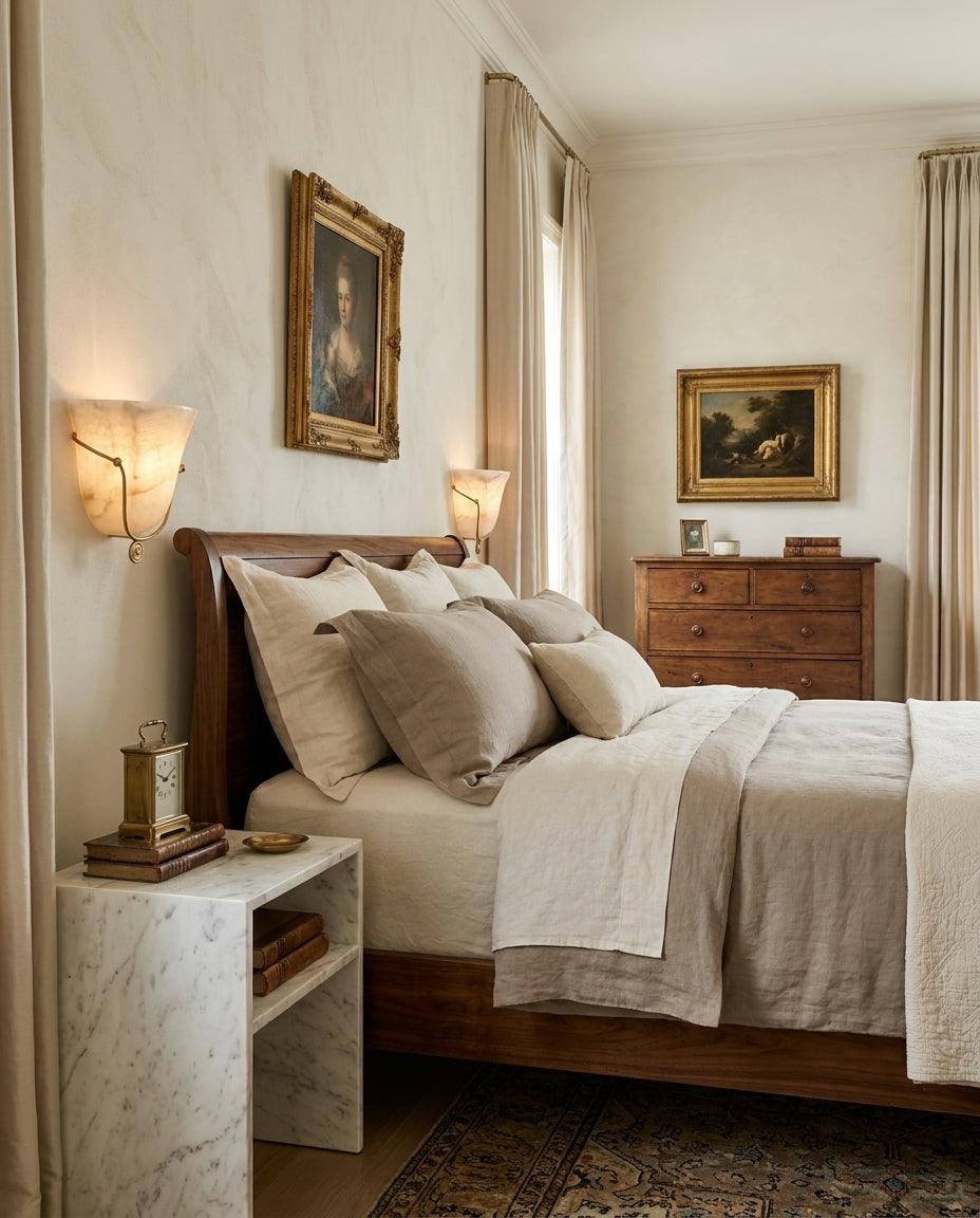 Perrincombe Albasten wandlamp