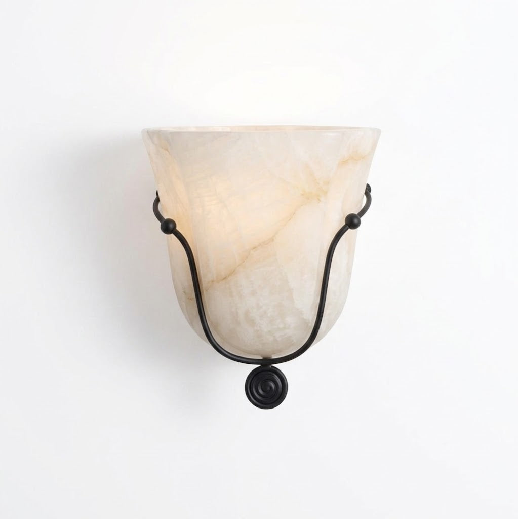 Perrincombe Albasten wandlamp