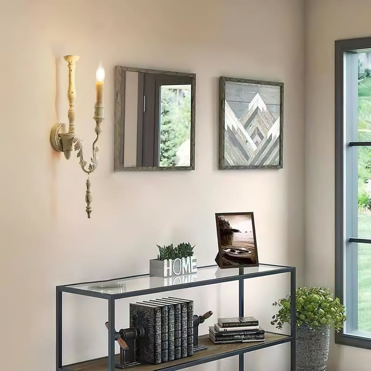 Teriaielle wandlamp